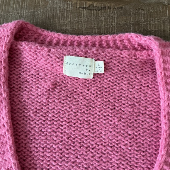 Dreamer by Debut Pink Cardigan with Lemon Slice Design - Picture 2 of 10